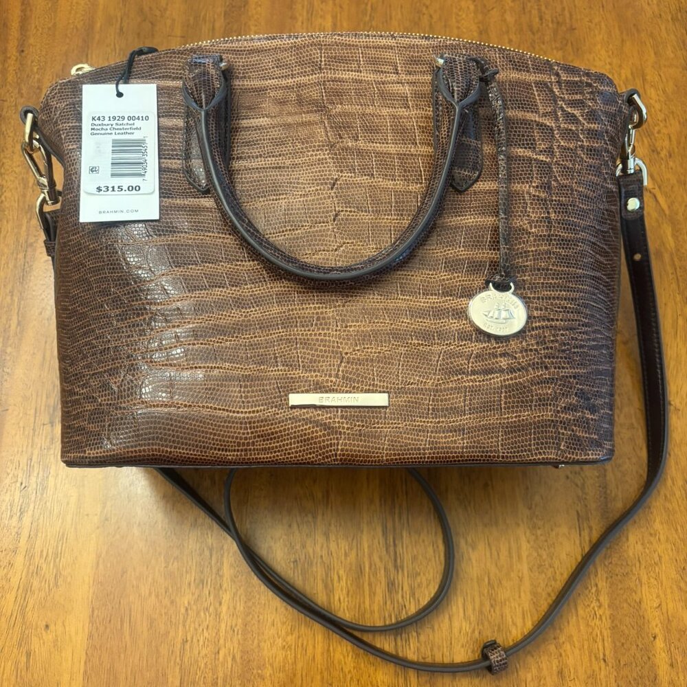 NWT Brahmin Leather Satchel - Picture 2 of 12
